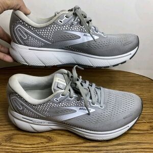 Brooks Ghost 14 1203561B089 Gray Cushion Running Sneaker Shoes Women's Size 8.5